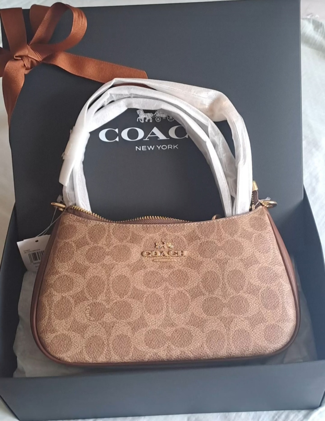 Teri Shoulder Bag In Signature Beaded Satin | Bags | Coach | COACH®