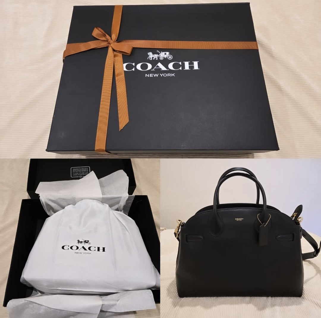 ★Coach★ Soft Empire Carryall Bag 40 CW616 B4MER COACH Soft Empire 40 Leather Carryall Satchel Bag | Dillard's