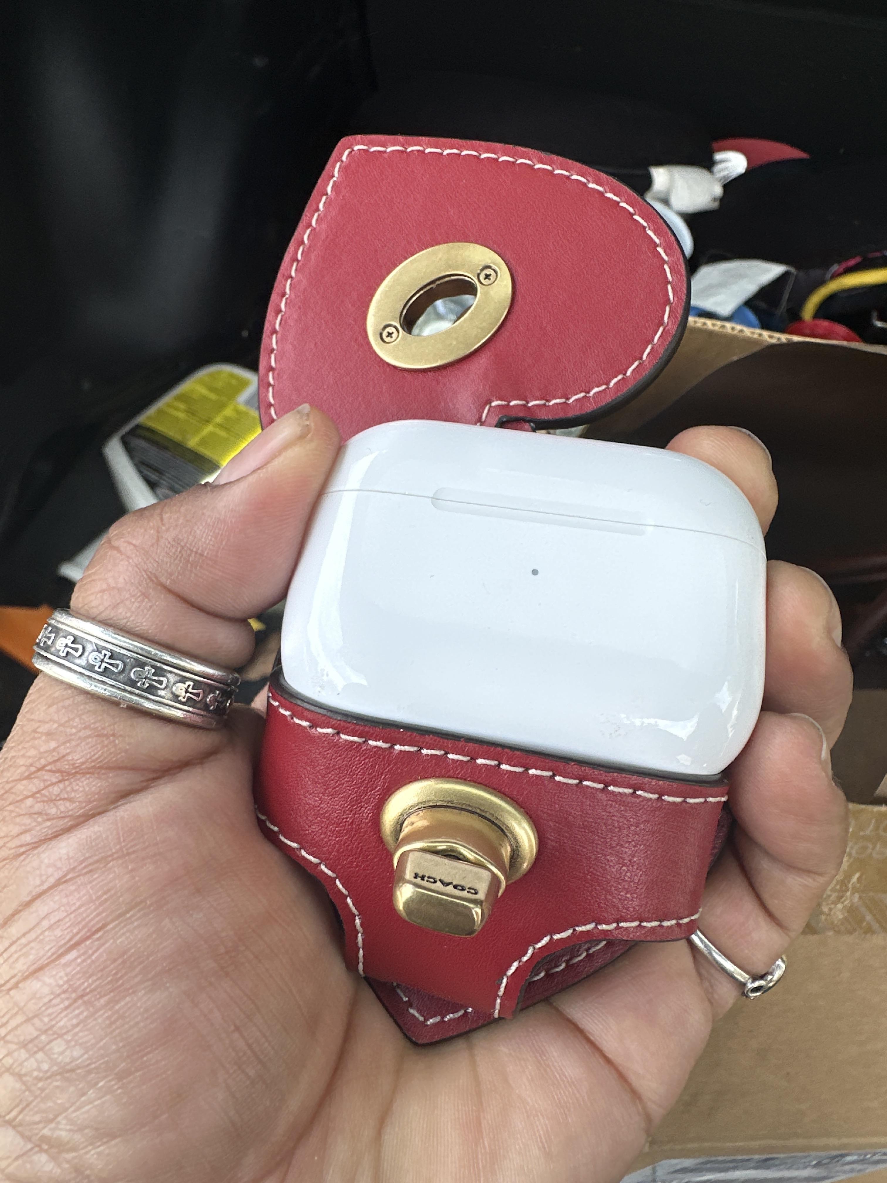 Remade Heart Air Pod Case | COACH®