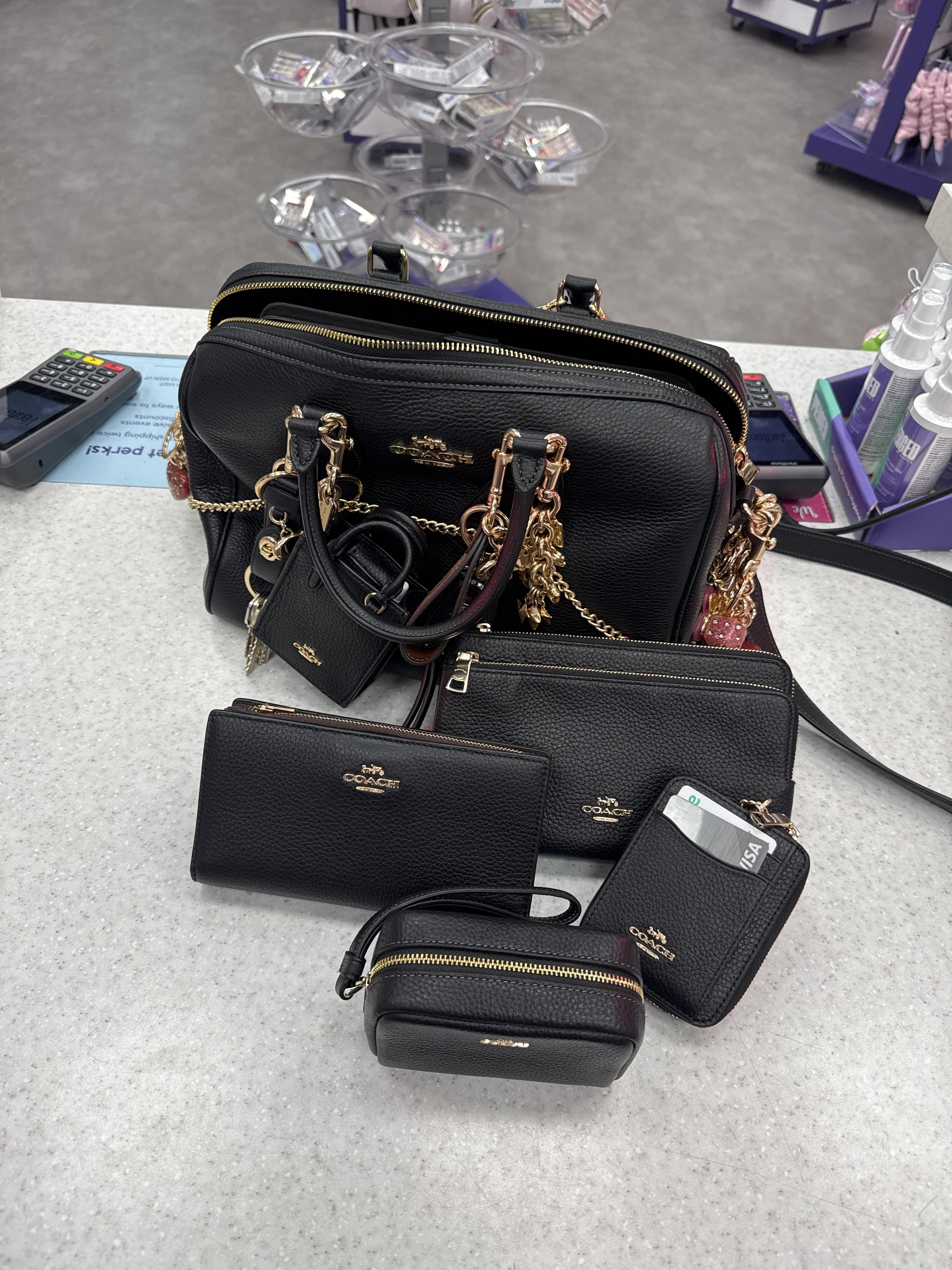 Pouch Wristlet In Signature Denim | Wallets | Coach | COACH®