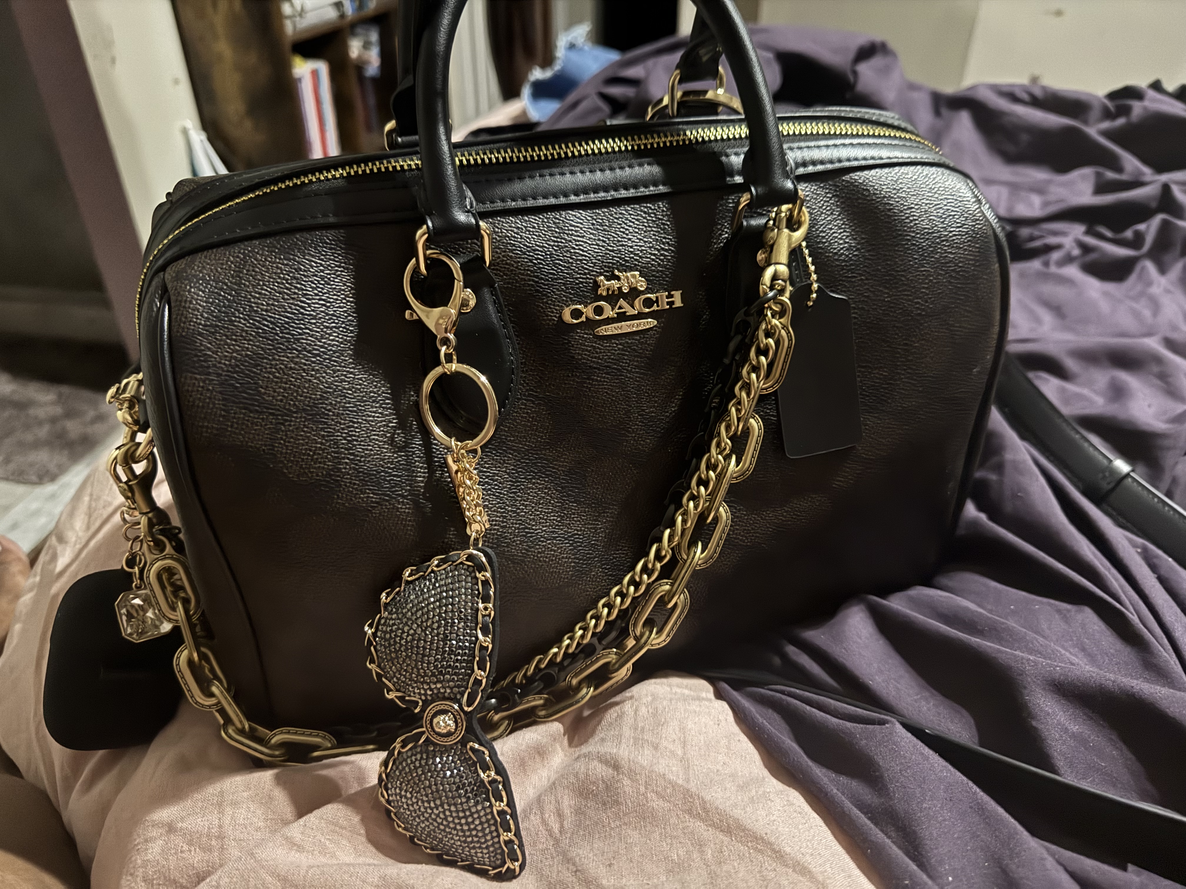 COACH® | Triple Chain Strap