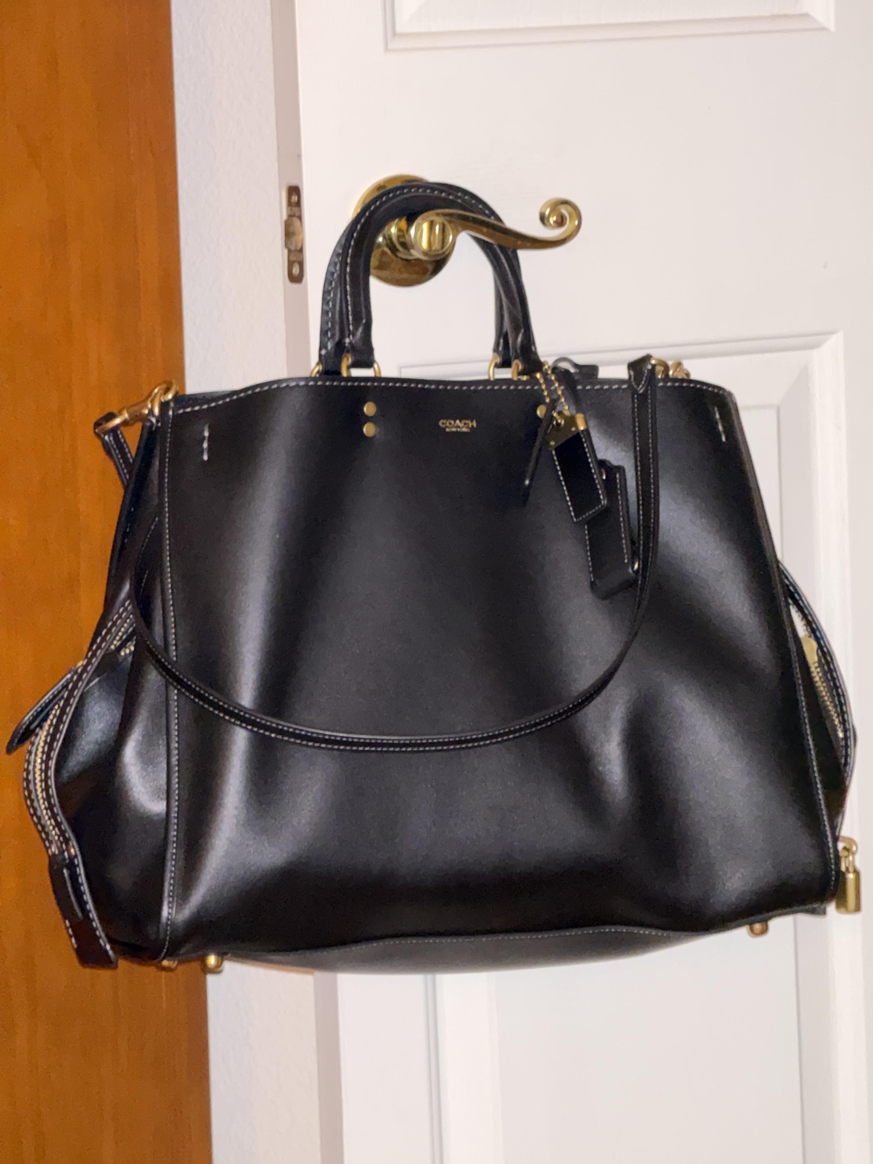 Rogue Bag 40 In Loved Leather With Charms | Bags | Coach