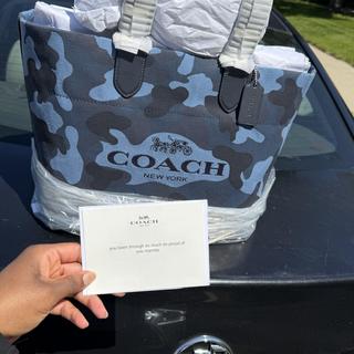 COACHライトブルーロゴトートバッグ Small Tour Tote Bag In Signature Denim | Bags | Coach | COACH®