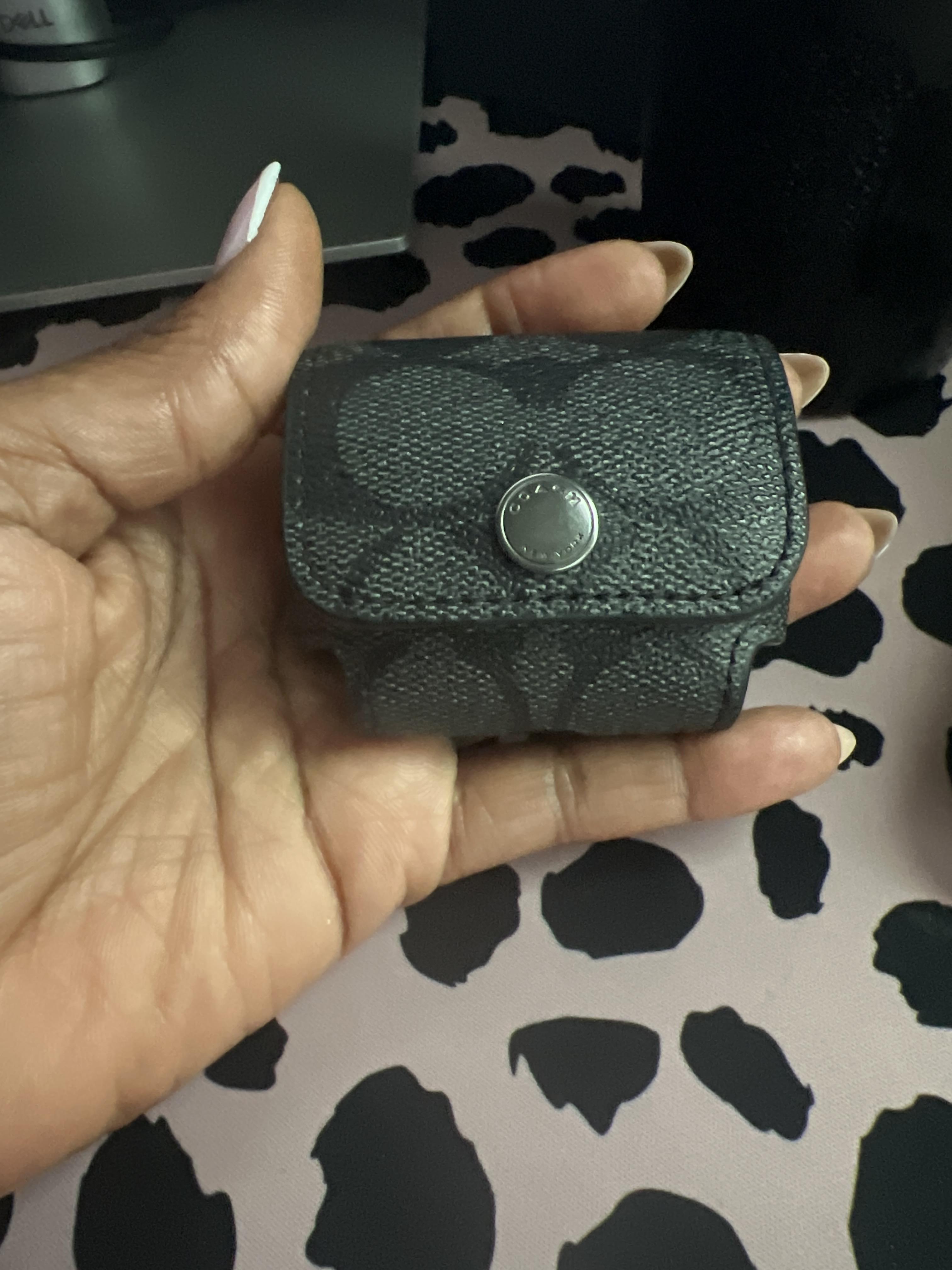 Large Wireless Earbud Pro Case In Signature Canvas | Accessories