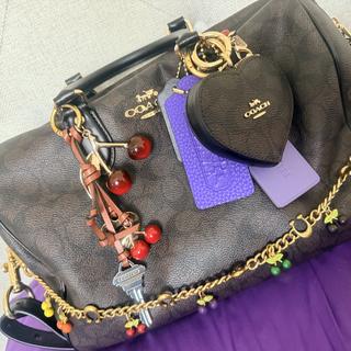 Wristlet And Heart Pouch In Signature Canvas With Charm | COACH®