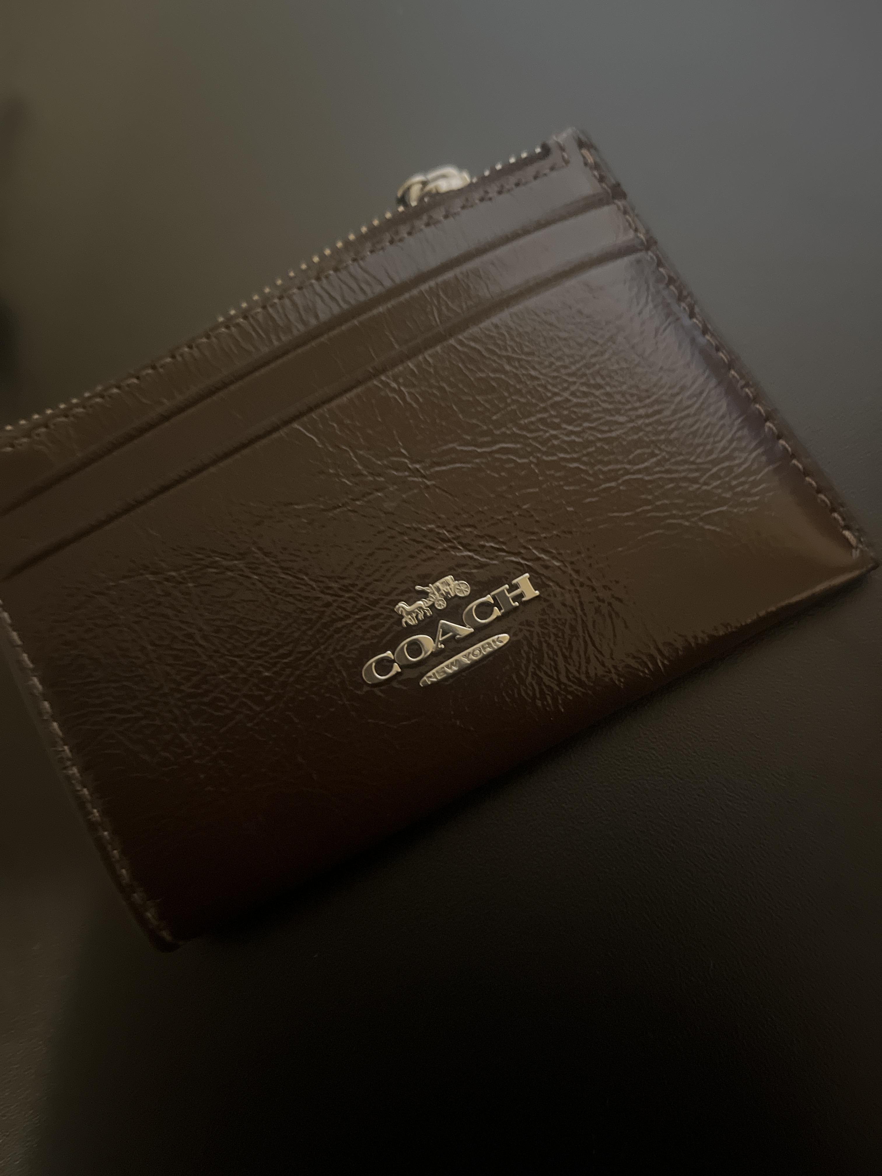 Mini Skinny Id Case In Signature Denim | Wallets | Coach | COACH®