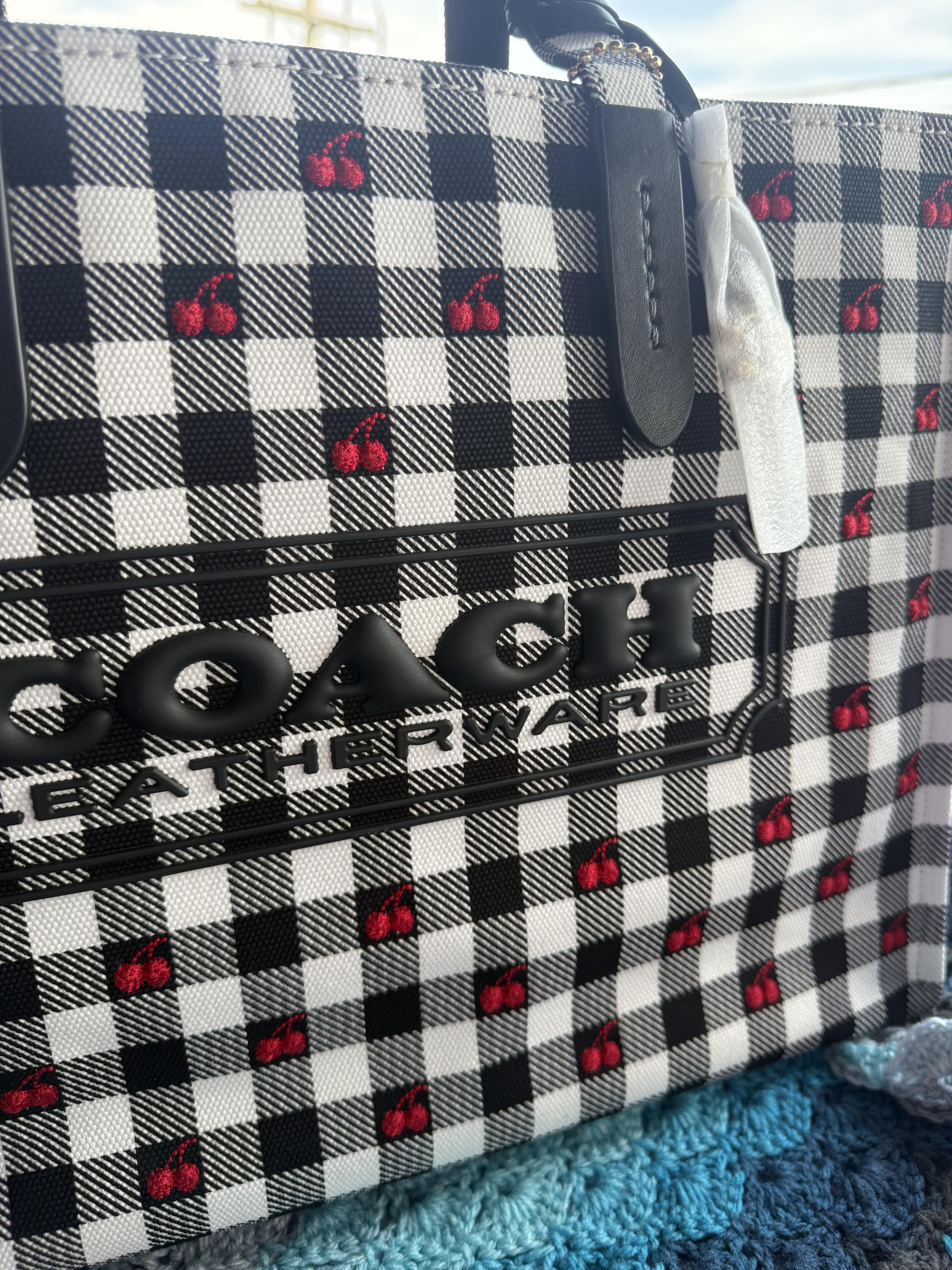 Tote Bag With Gingham Print | Bags | Coach | COACH®