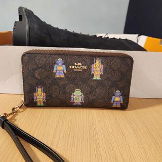 小物 Coach Legacy Signature Slim Long Wallet Long Zip Around Wallet In Signature Canvas With Stripe | Wallets