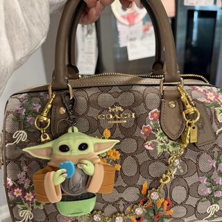 Rowan Satchel Bag In Signature Jacquard With Floral Embroidery