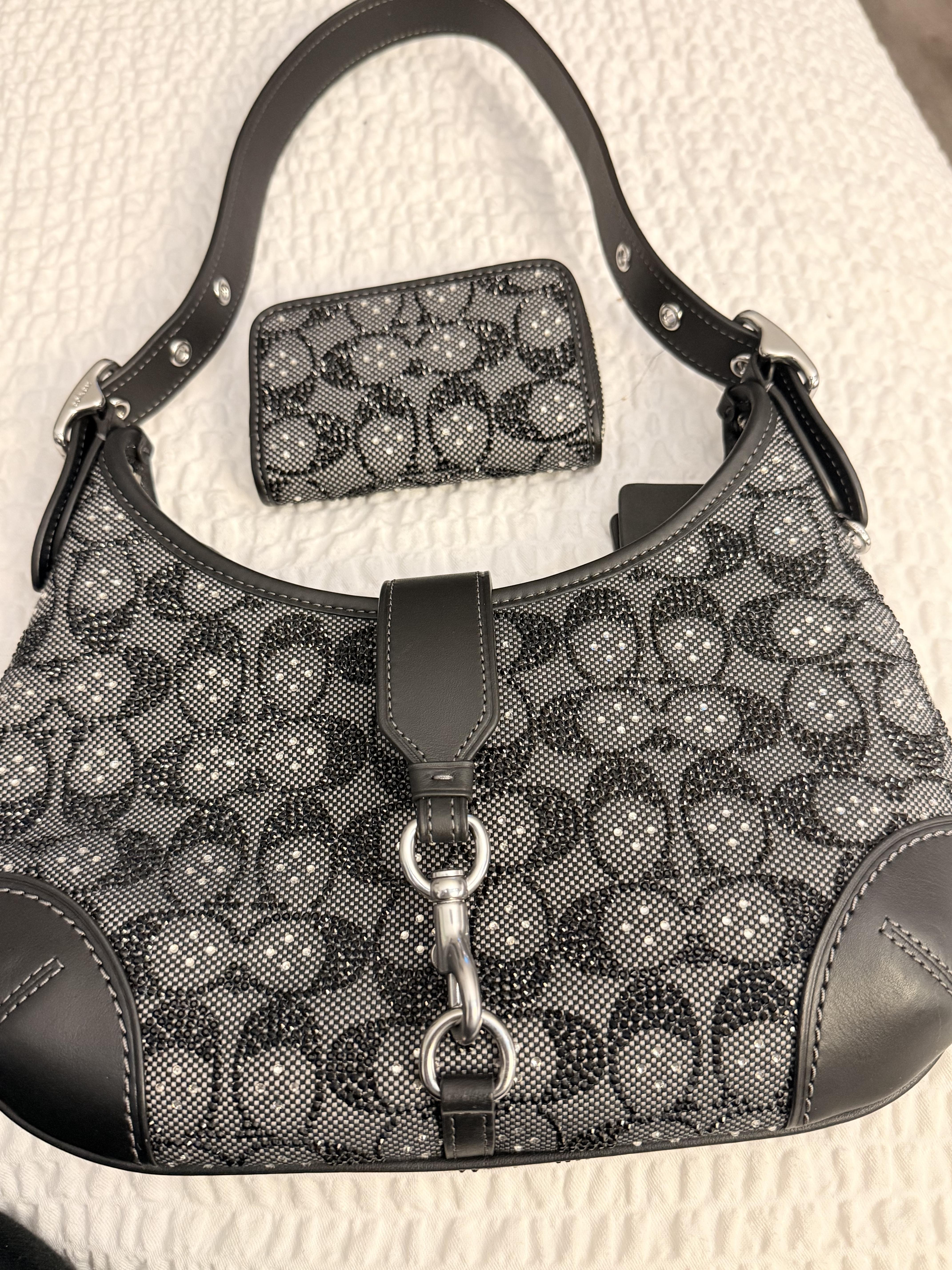 COACH® | Hamptons Hobo Bag In Signature Textile Jacquard