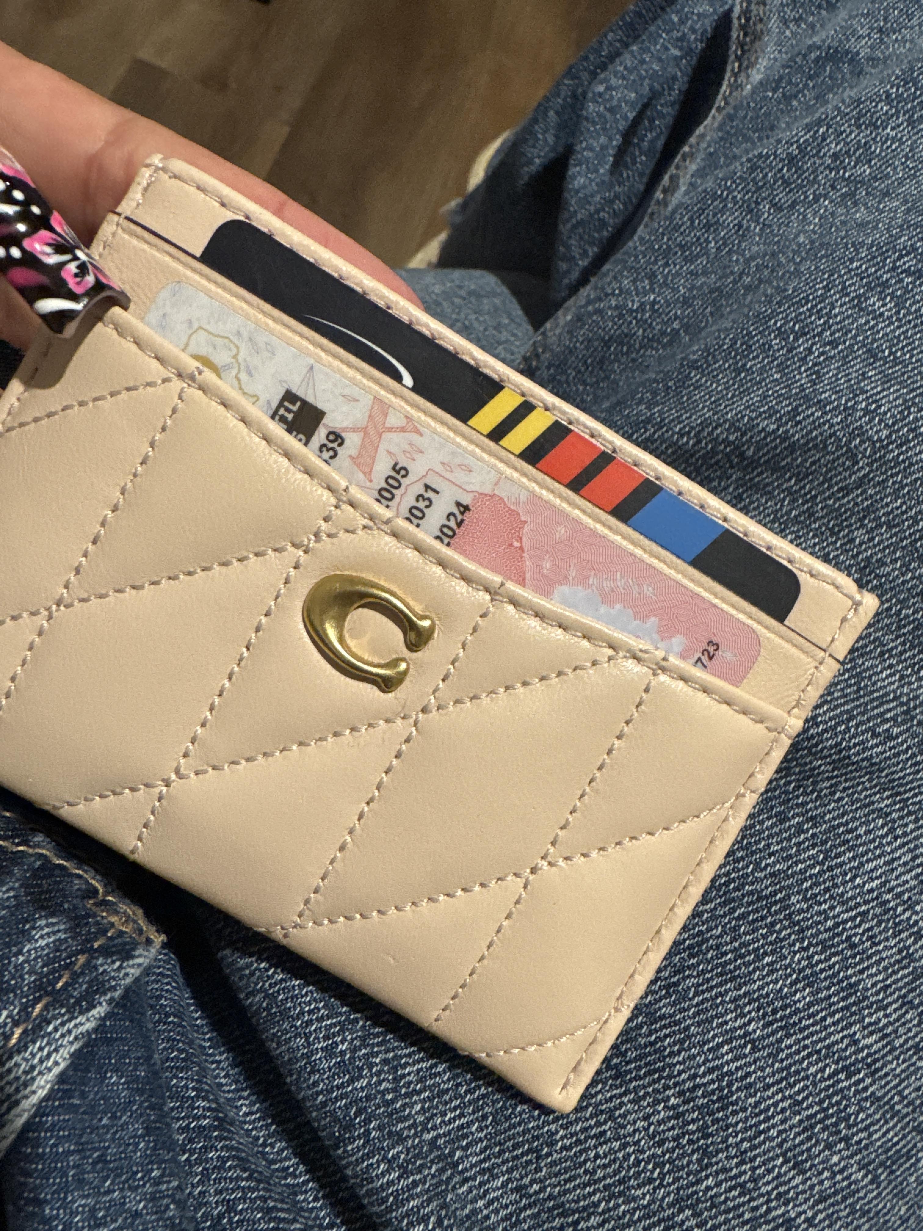 Essential Card Case In Spazzolato Leather With Charms | Wallets