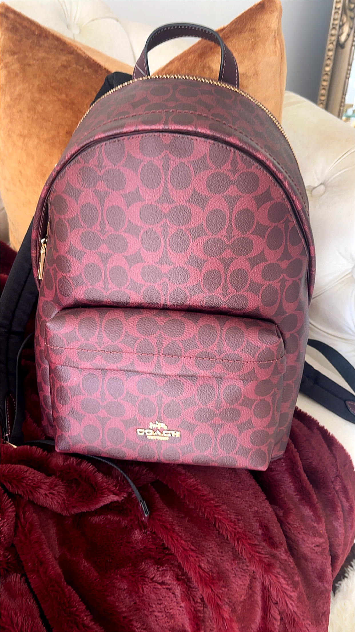 I07)COACH リュックサック バックパック ティーローズ　デニム Taylor Small Backpack In Signature Denim | COACH®