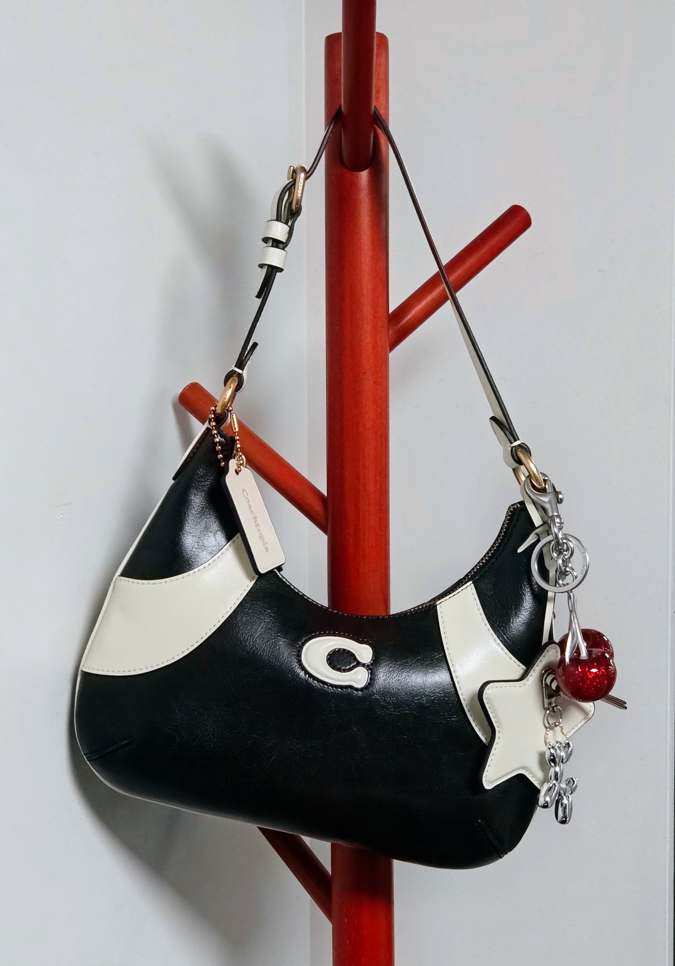 Bowling Flat Hobo Shoulder Bag