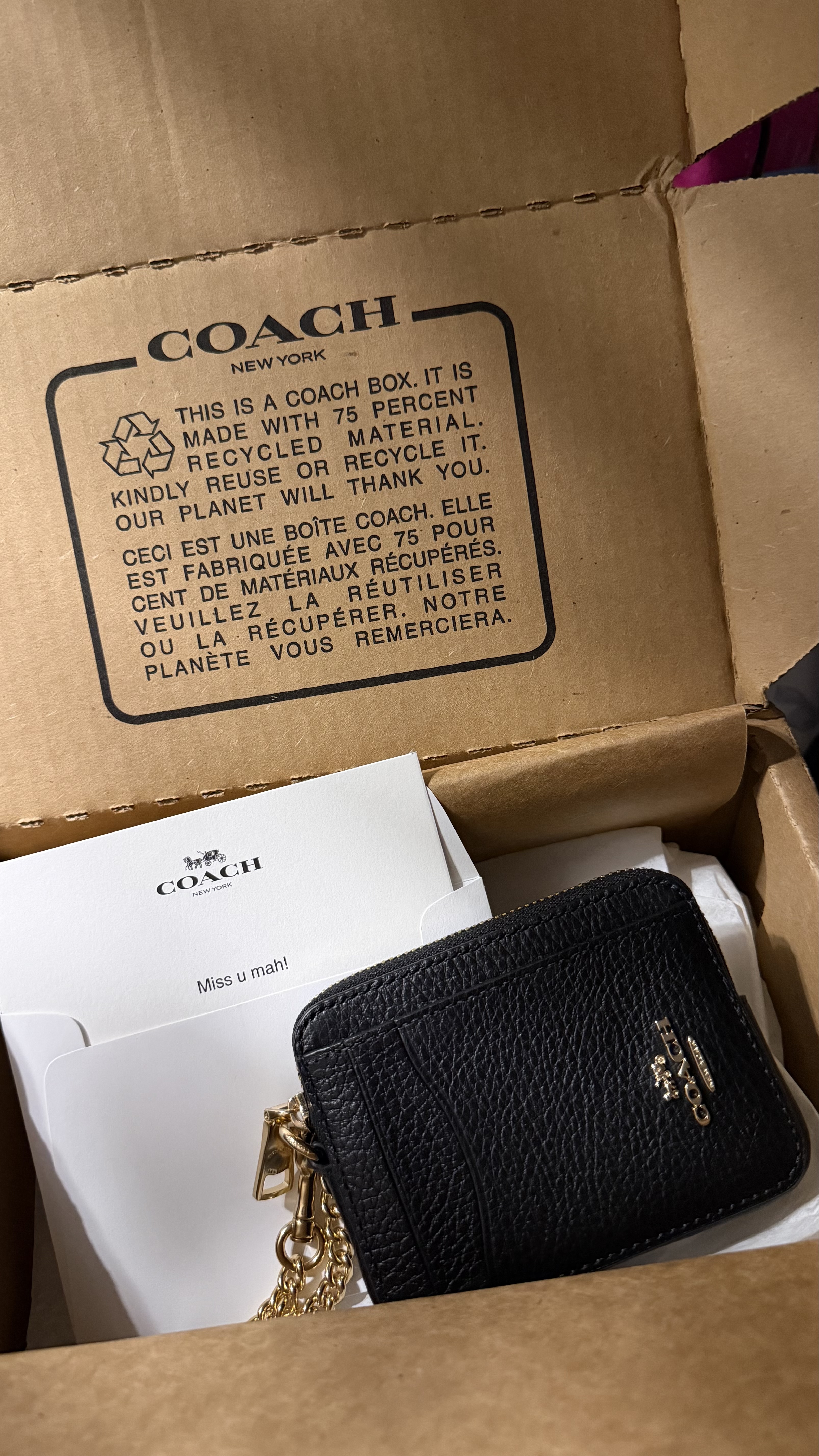 COACH Floral Card Case