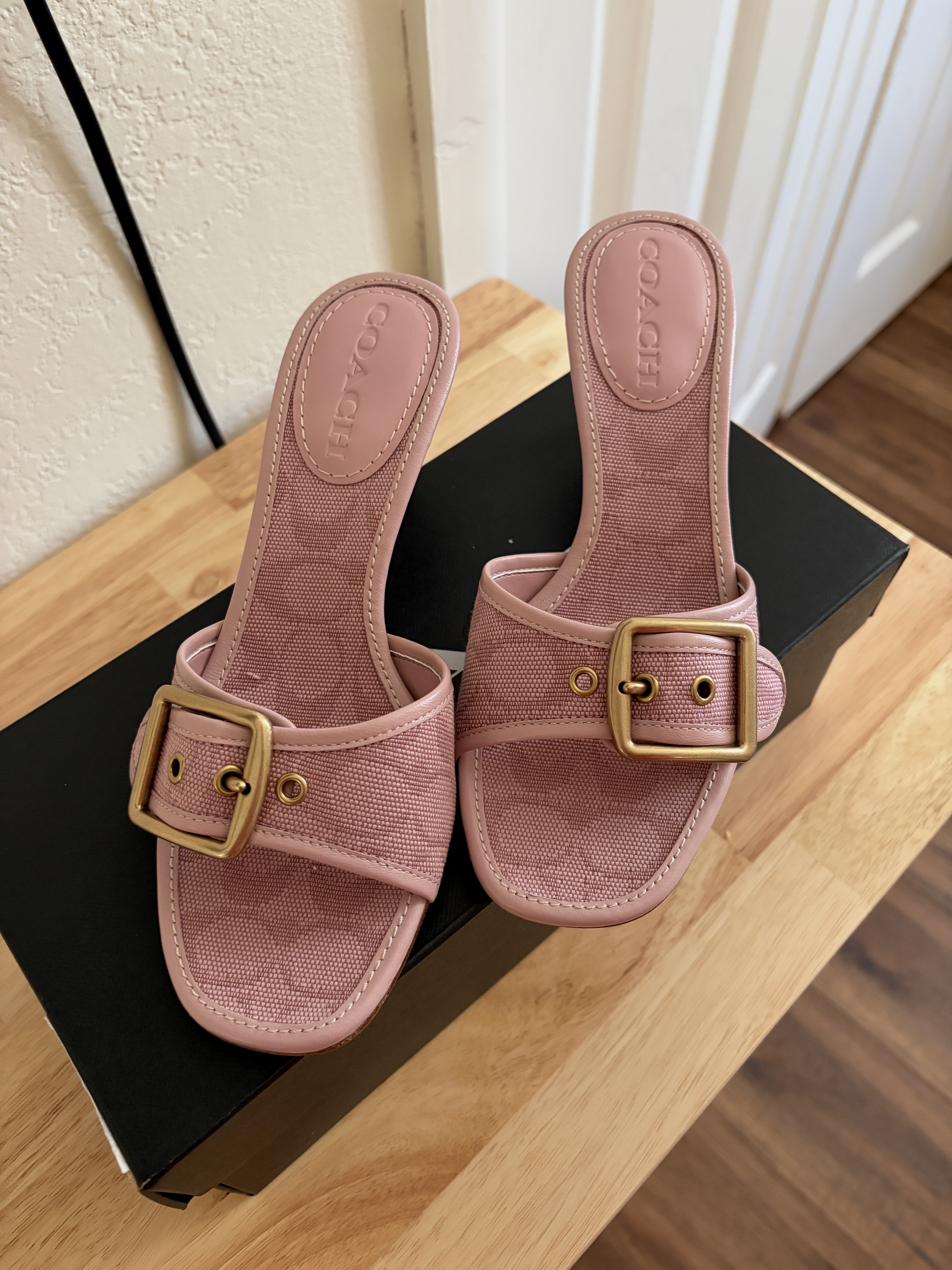 Margot Sandal In Signature Jacquard | Other Shoes | Coach | COACH®