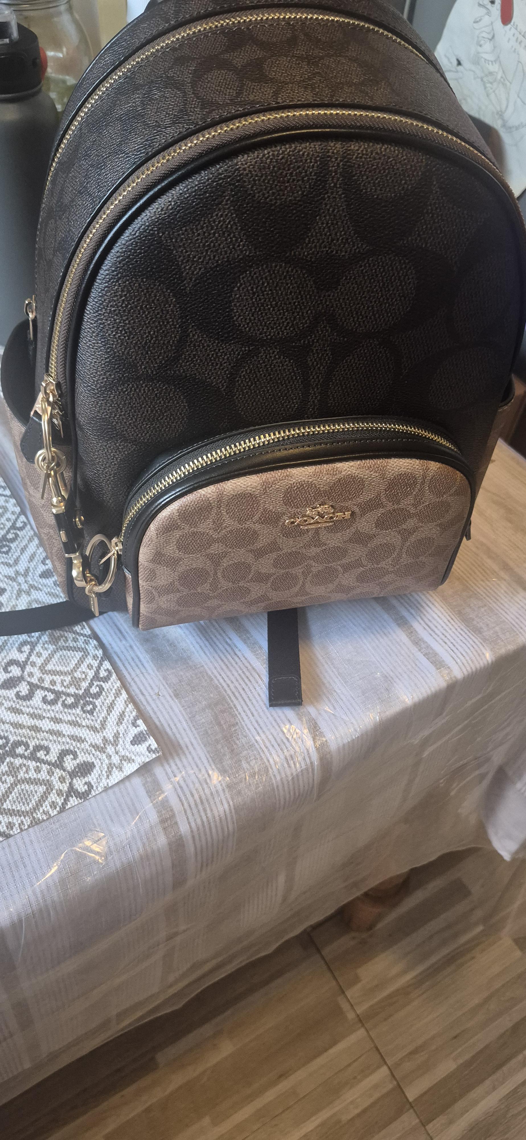 Court Backpack In Signature Canvas | COACH®