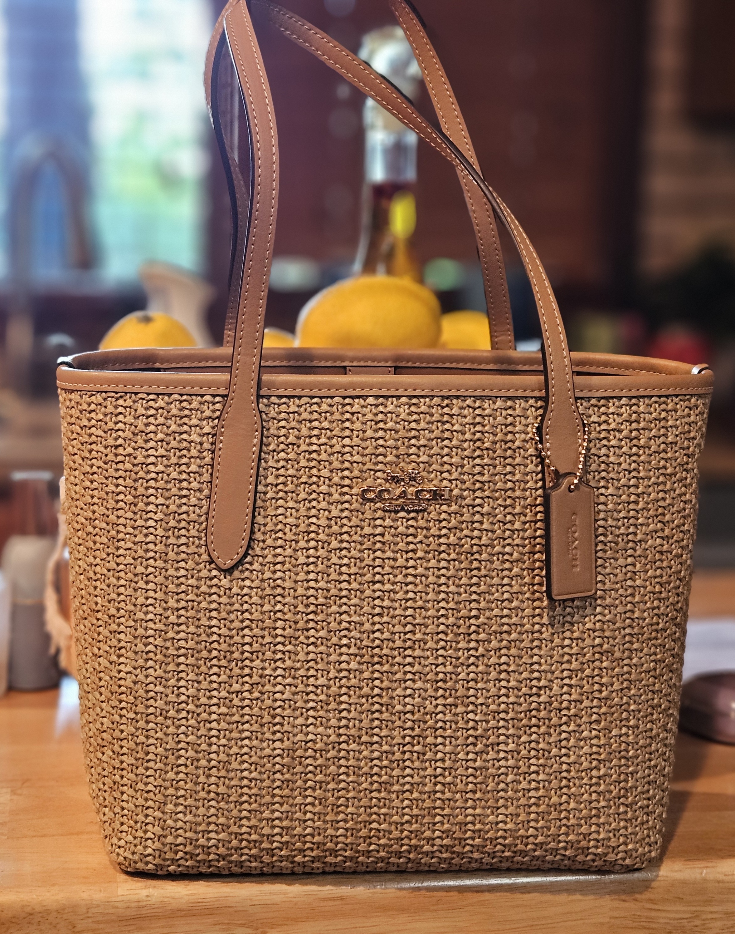 City Mini Tote Bag In Signature Canvas | COACH®