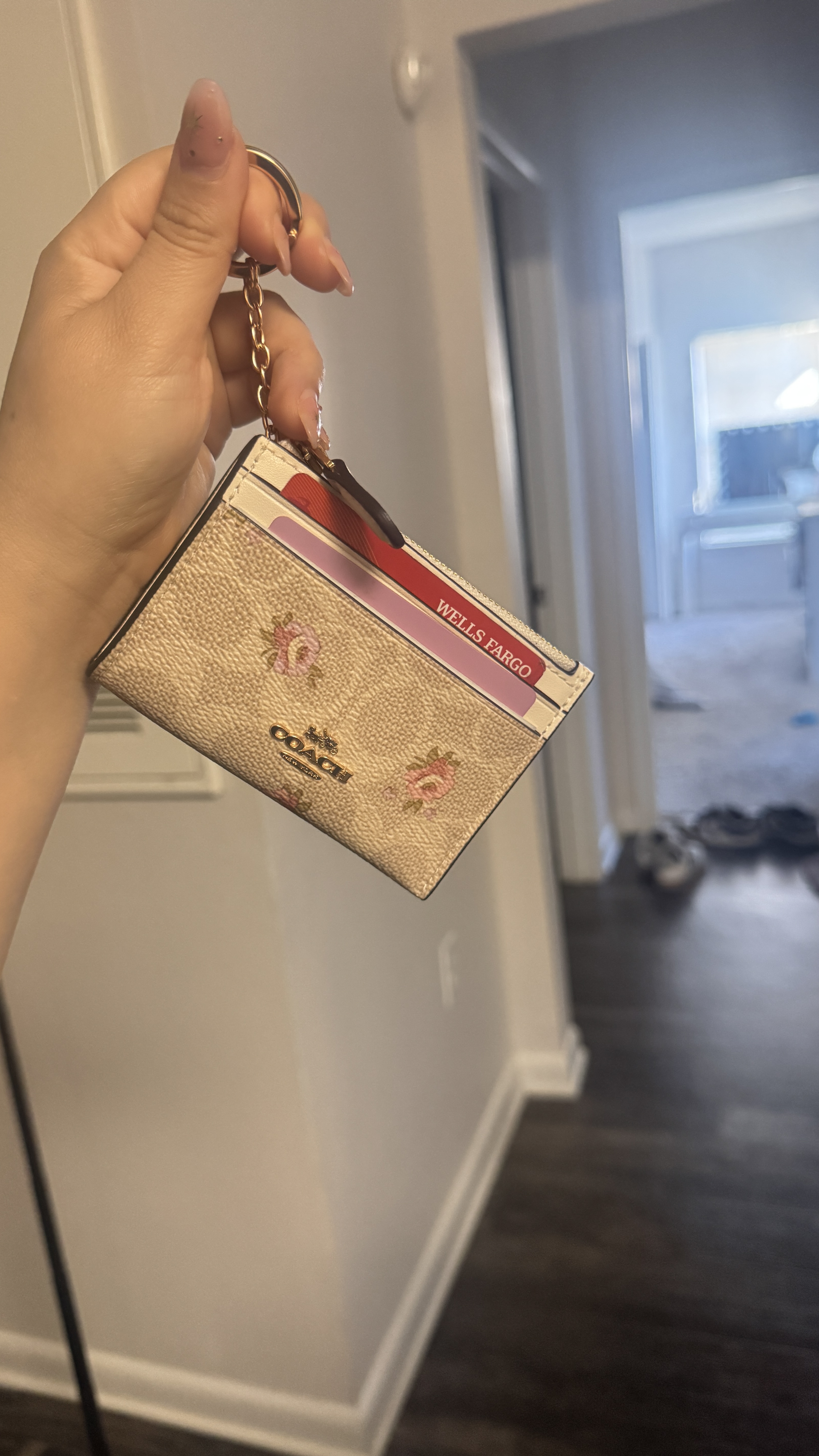 Mini Skinny Id Case With Leopard Print | COACH®