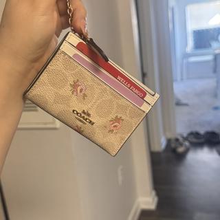 Mini Skinny Id Case With Candy Print And Charm | Wallets | Coach