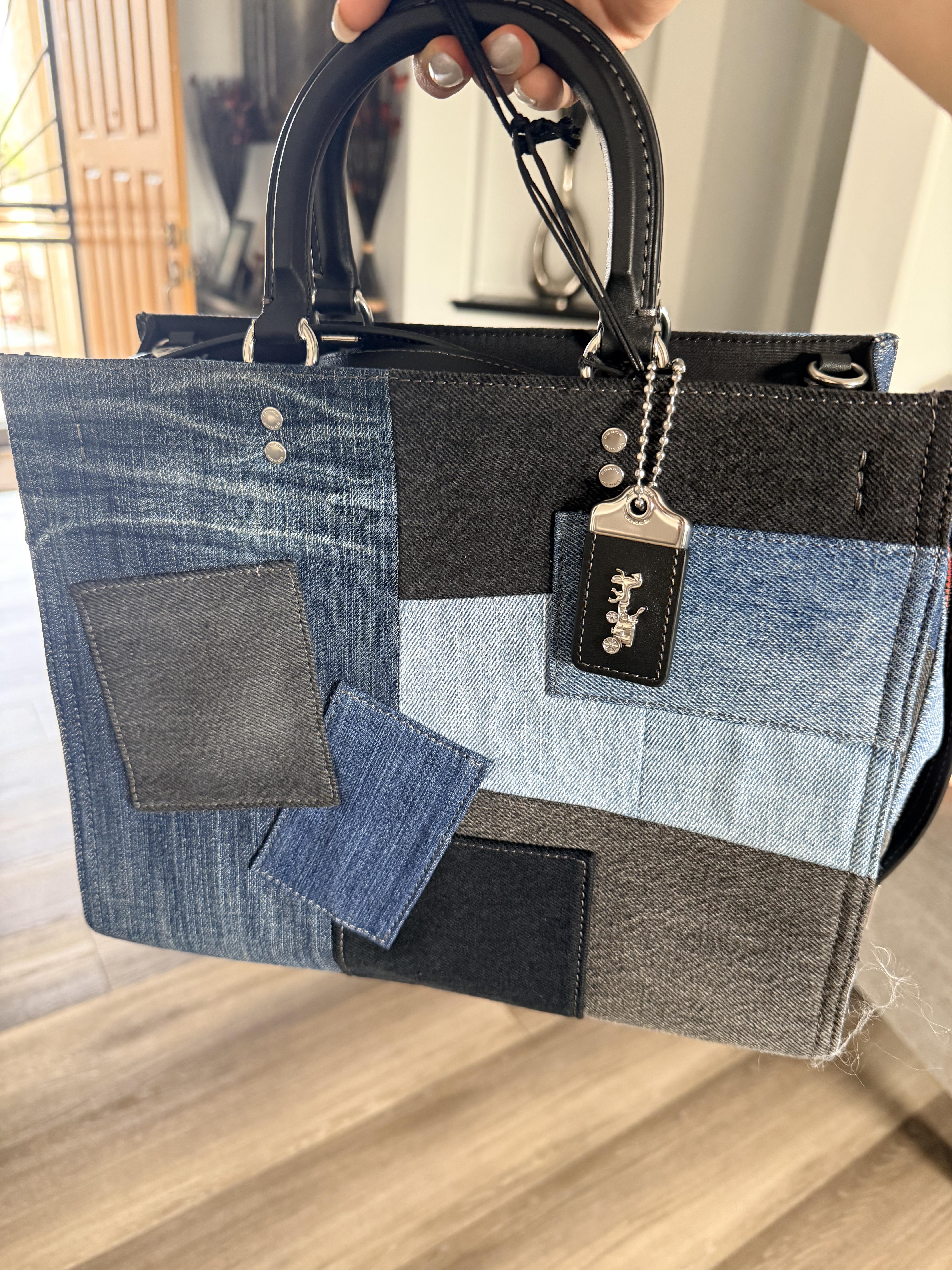 Rogue Bag With Repurposed Denim Patchwork | Bags | Coach | COACH®