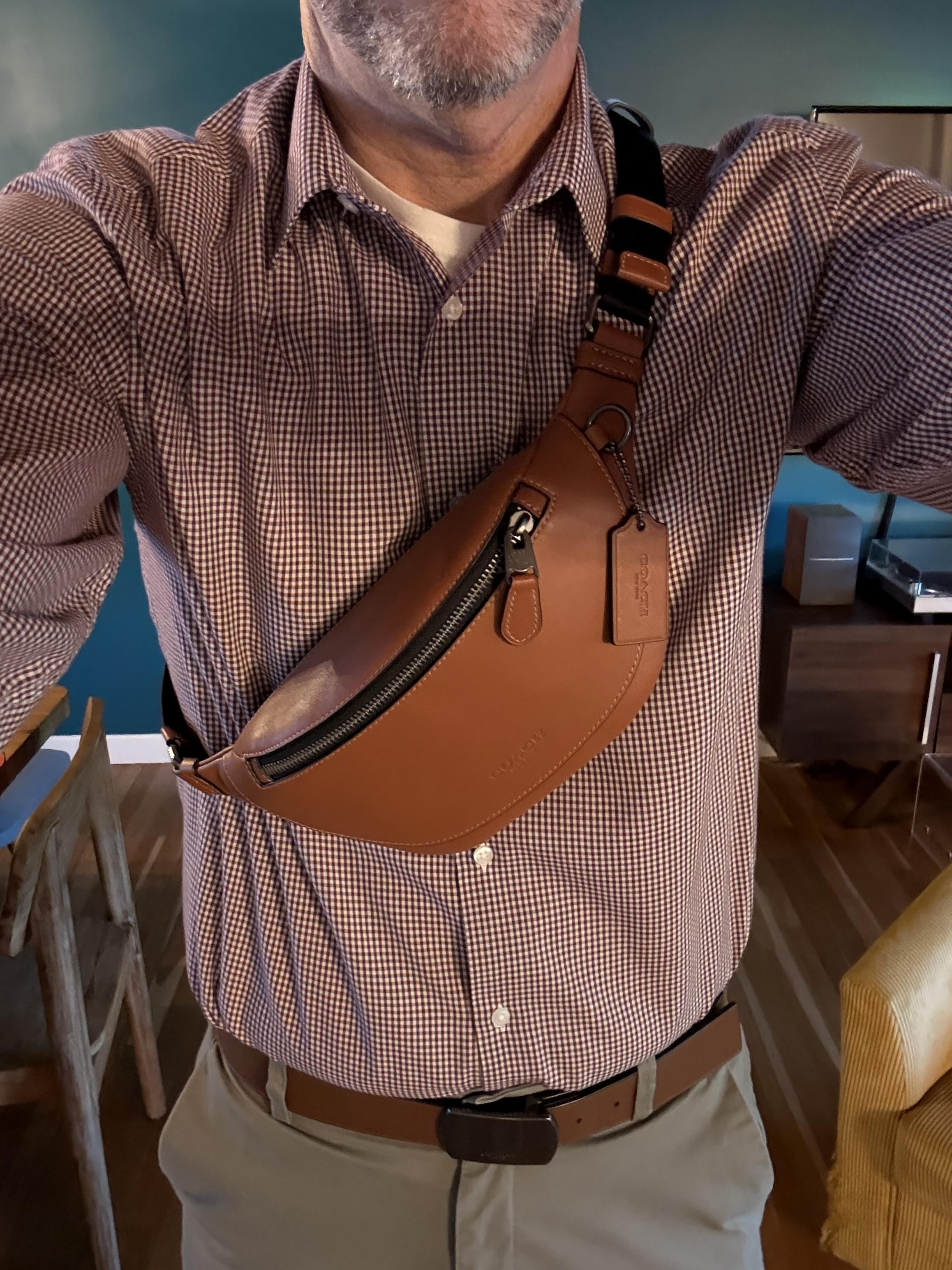 Warren Mini Belt Bag In Signature Canvas With Stripes | Bags