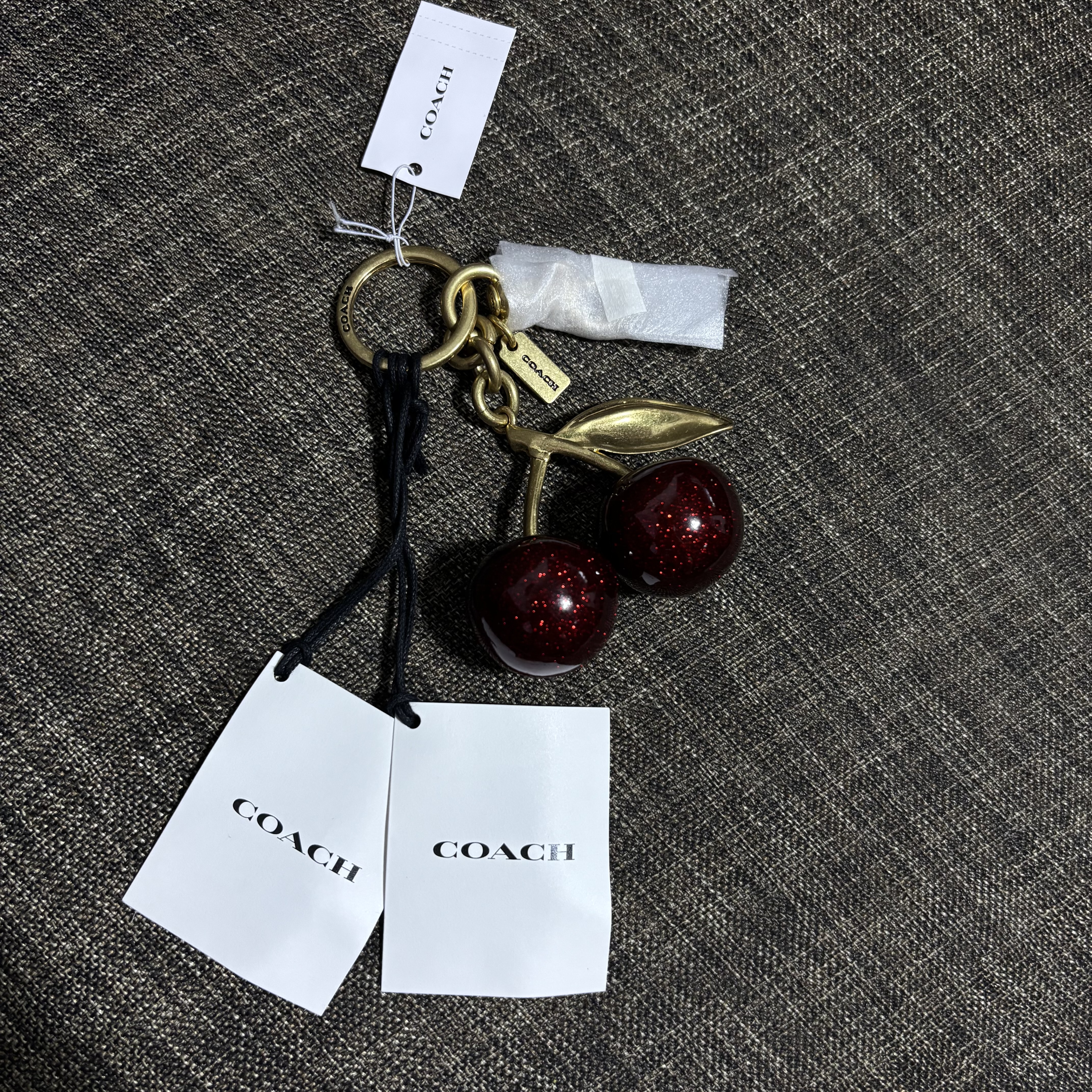 COACH® | Cherry Bag Charm