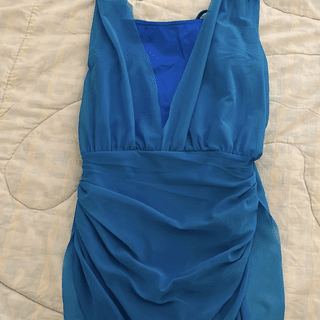 Mesh Overlay Dress