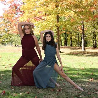 Cutout Power Mesh Maxi Overdress | Balera