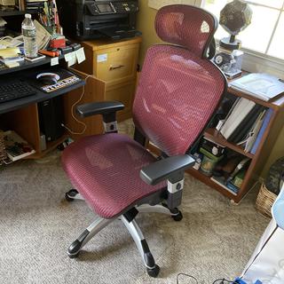 Quill Brand Hyken Mesh Computer and Desk Chair Red 50218 Quill