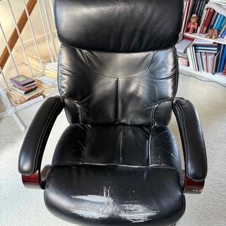 La-Z-Boy Bradley Bonded Leather Executive Chair, Black