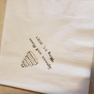 Wedding napkin