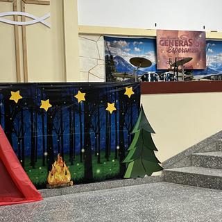 Backdrop camping theme