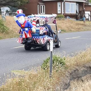 July 4th parade fun.