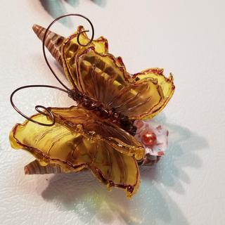 Butterfly and Shell magnet