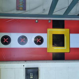 Santa Belt Door cover