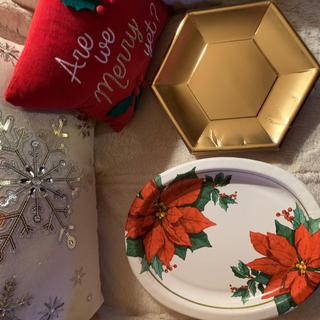 Gold Octagon Dinner Plates