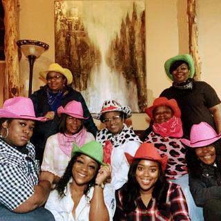 OJay’s 67th Western Birthday Celebration with daughter, sisters, and nieces!
