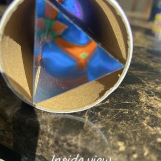 Inside view of kaleidoscope