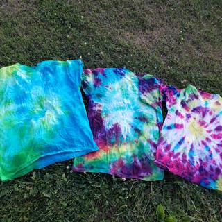 Tie dye shirts