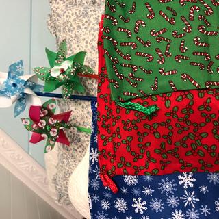 Christmas pinwheels