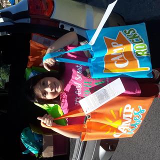 Brownie Elf delivering camp fun!