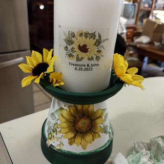 Used then to decorate pots and candles