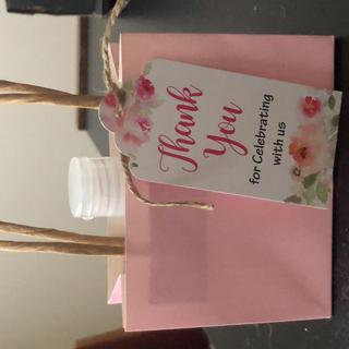 Baby shower favor bag