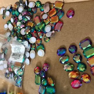 The different colors of gems