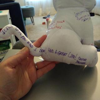 You can write on the tail too!