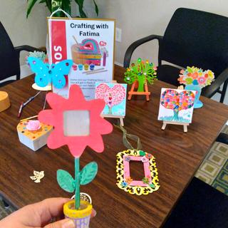 Flower frame stand