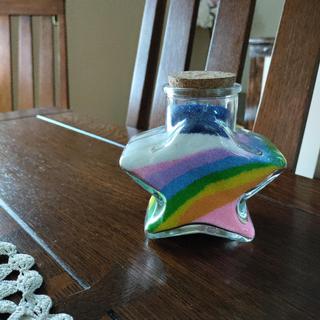 Sand art creation