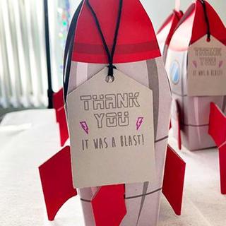 We added a personalized tag by @itsapartycreative