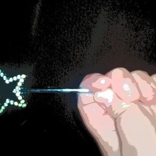 Holding my wand as an adult