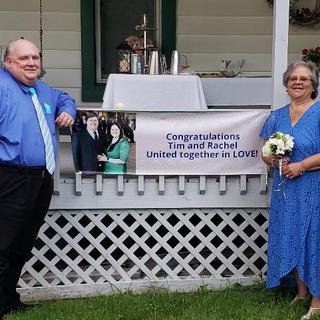 Our son's virtual wedding day